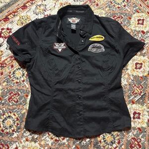 Harley Davidson button up